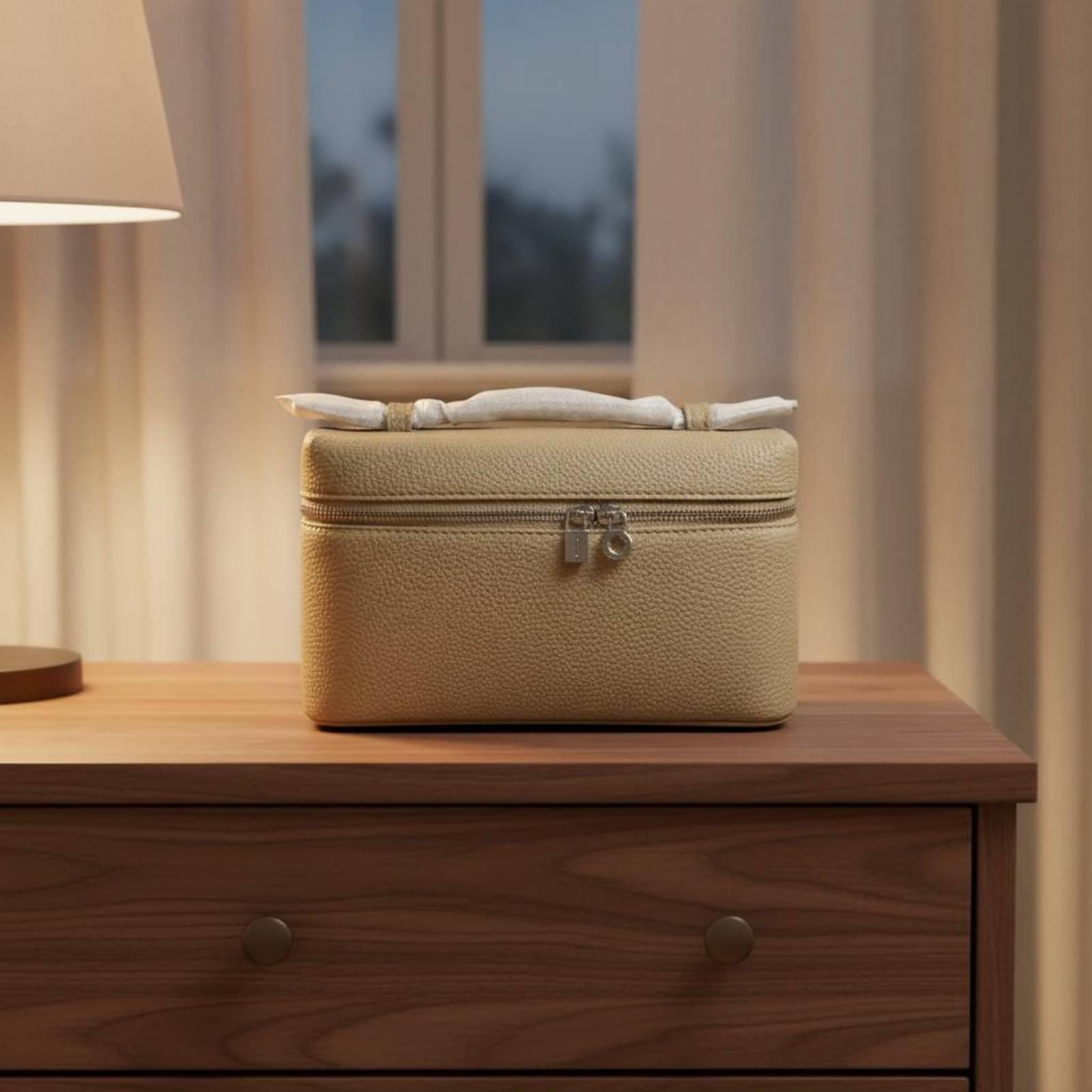 Structured Handbag Work - Dames gestructureerde handtas van echt leer,