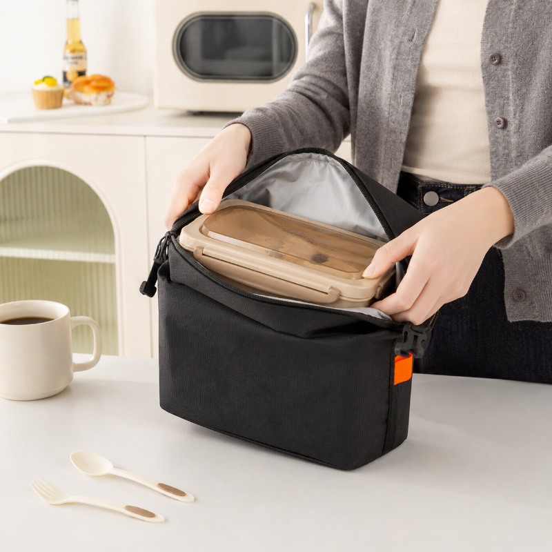 Structured Handbag Work - Herbruikbare geïsoleerde lunchtas Draagbare thermische koeler