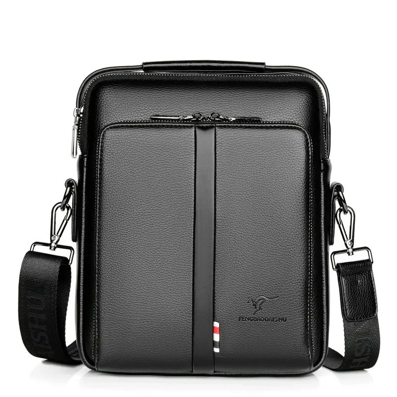 Structured Handbag Work - Mode Schoudertas Messenger Heren Tas Pu