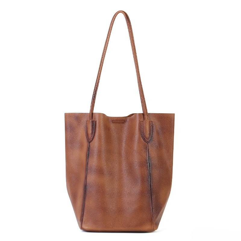 Structured Handbag Work - Vintage dagelijkse schoudertas voor dames van