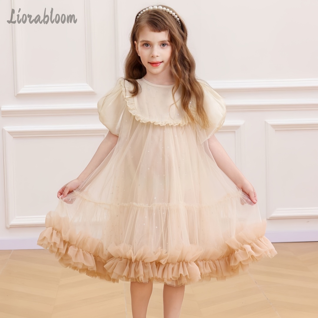 Women Formal Wear H&M - Kaki tulejurk voor meisjes, eenvoudige maxi-jurk,