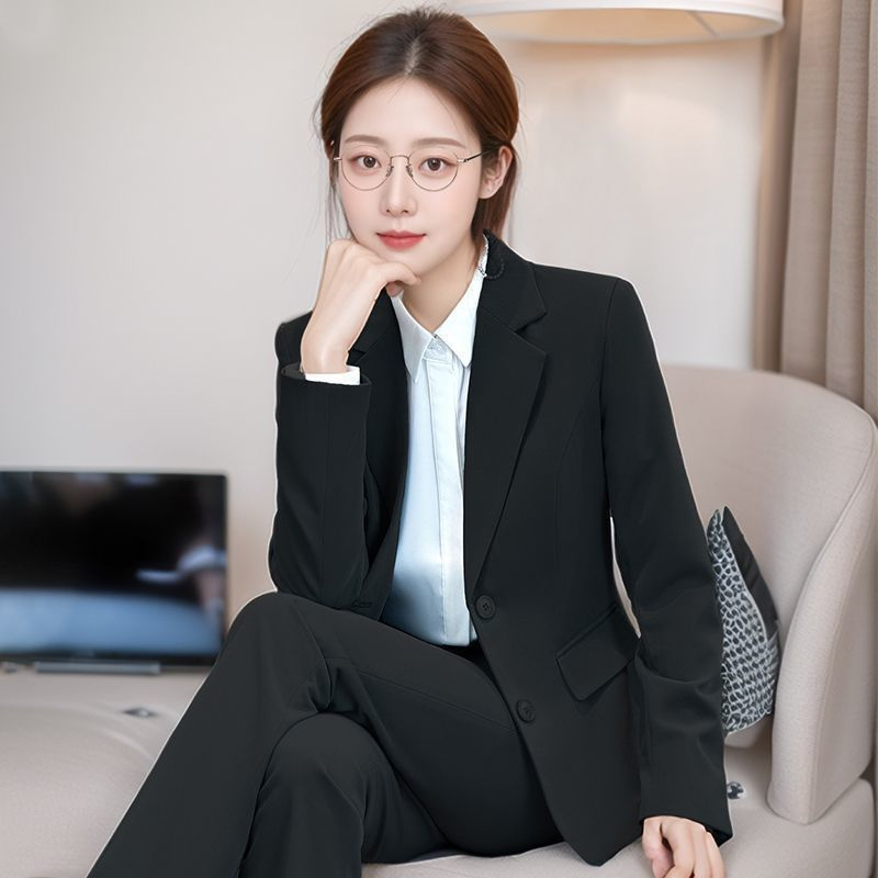 Women Formal Wear Korean - Koreaans zwart colbert voor dames in