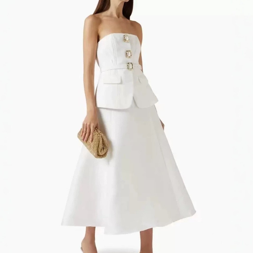Sexy strapless top met diamant - Women Formal Wear For Meeting recensie en prijs