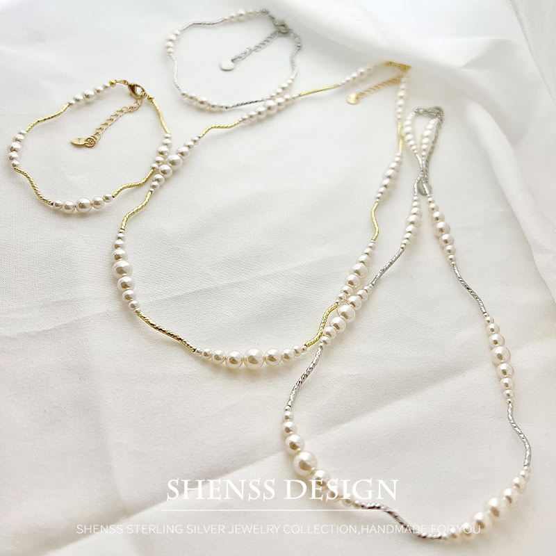 Imitatie Parel Korte Ketting A - Pearl Necklace Set recensie en prijs