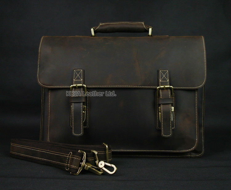 Vintage Gek Paard Echt Lederen - Structured Handbag Work recensie en prijs