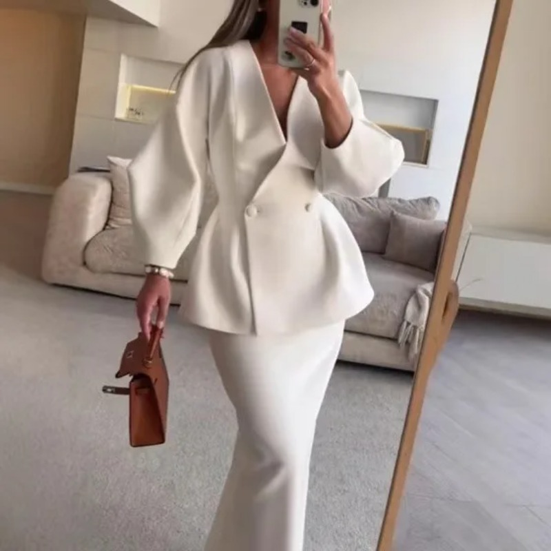 2-delige damespakken, elegante - Women Formal Wear For Meeting recensie en prijs