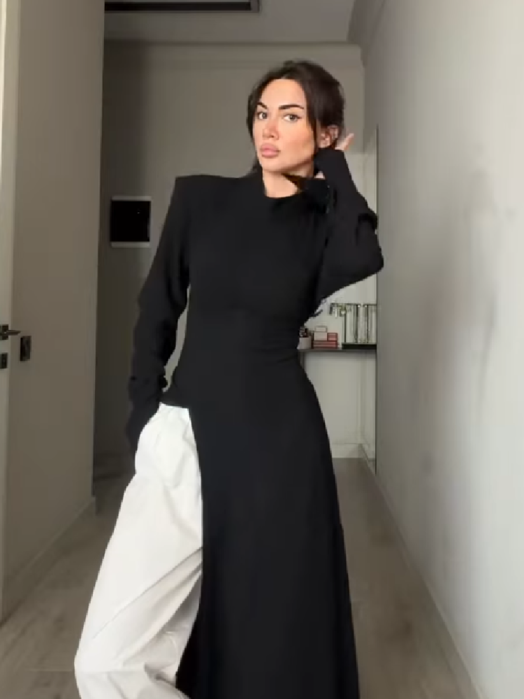 Elegante, casual maxi-jurk voo - Women Formal Wear For Meeting recensie en prijs