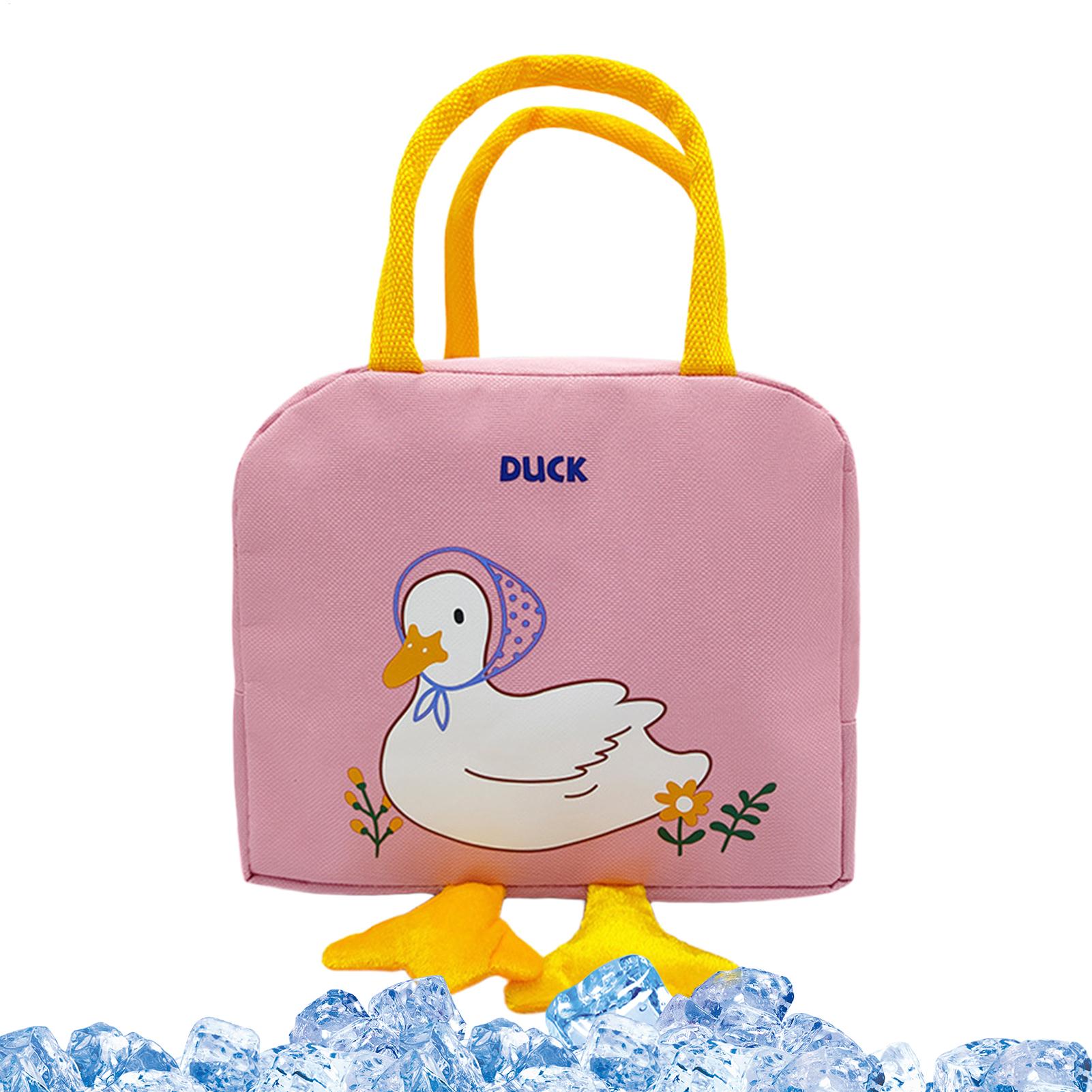 Lunchtas met schattig eendontw - Structured Handbag Work recensie en prijs