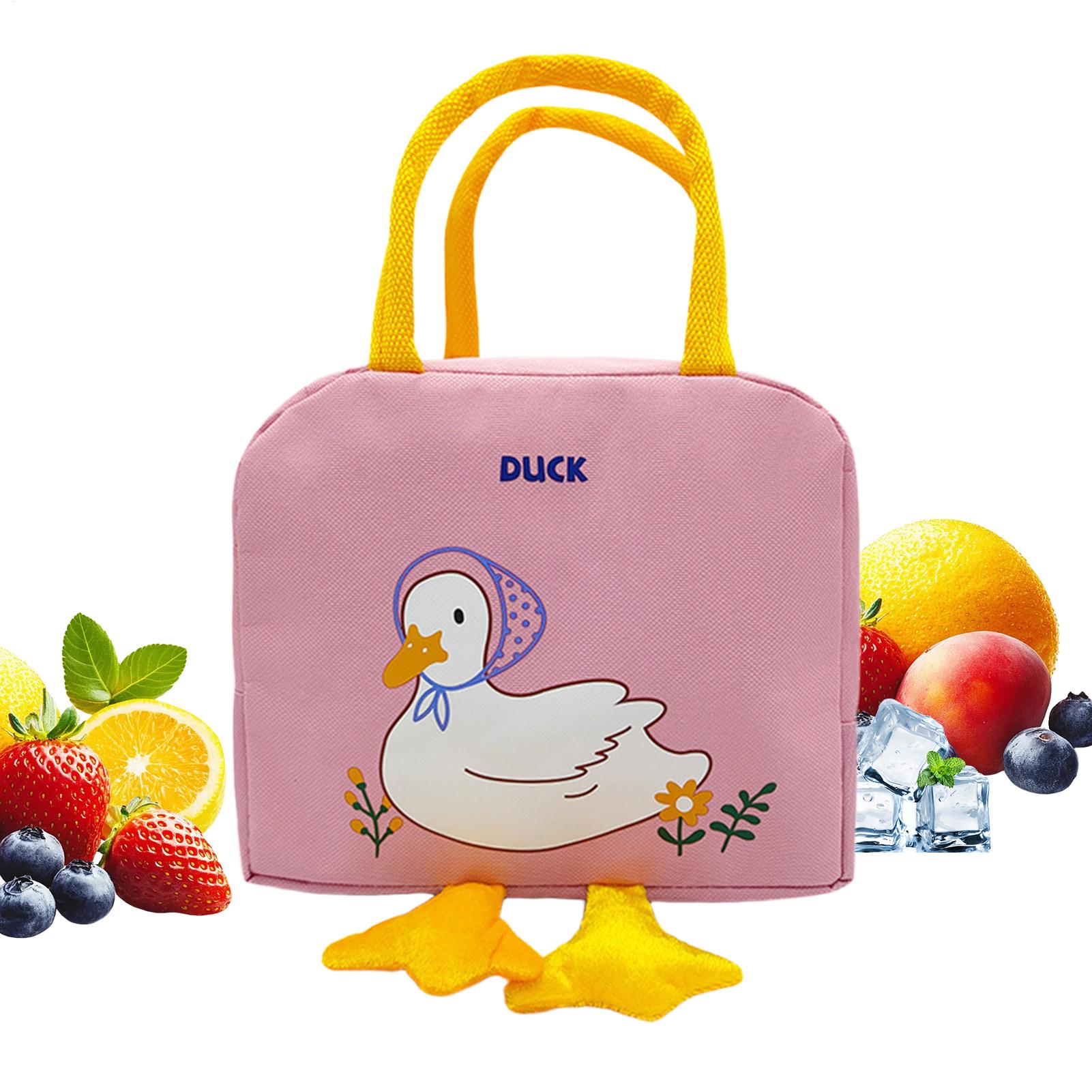 Lunchtas met schattig eendontw - Structured Handbag Work recensie en prijs