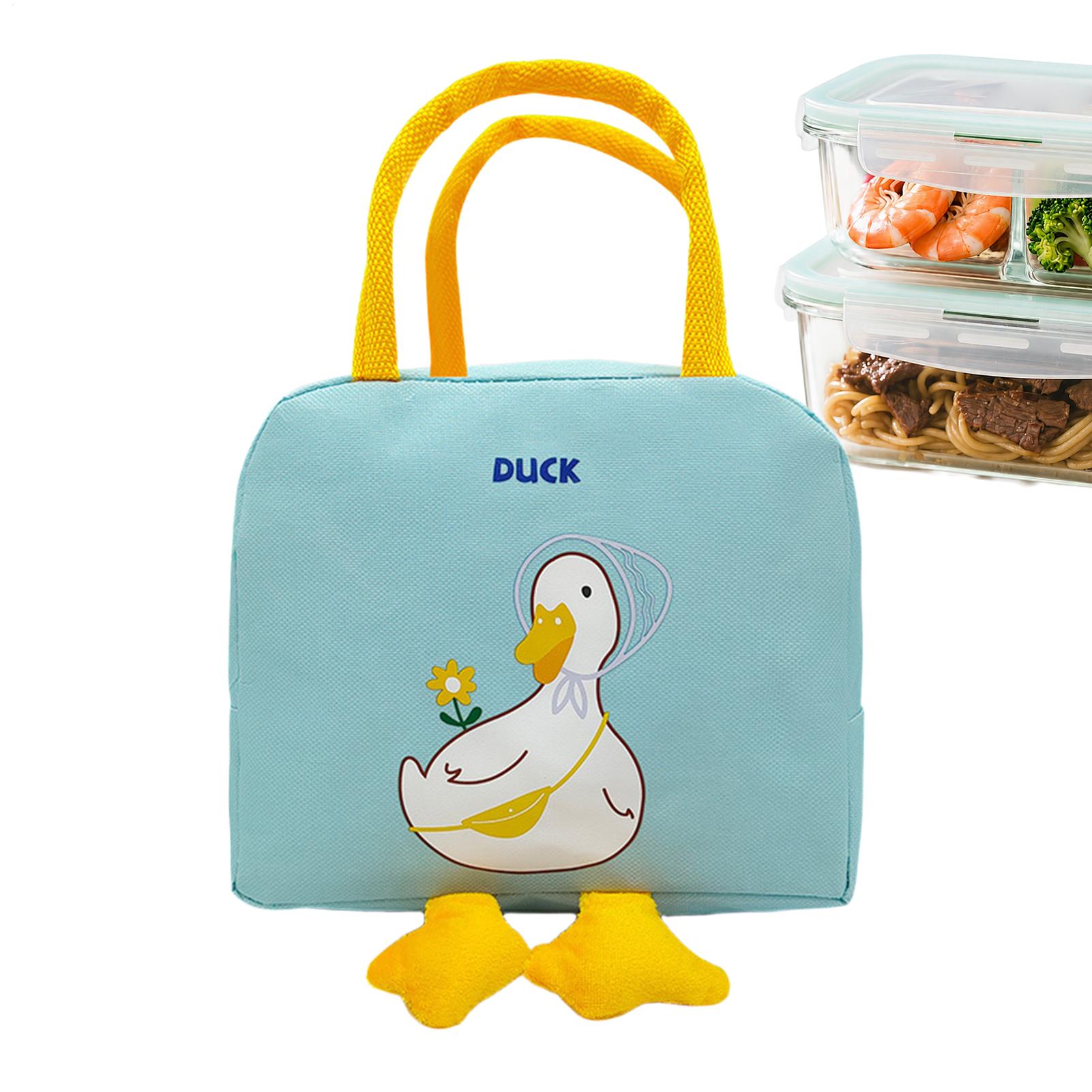 Lunchtas met schattig eendontw - Structured Handbag Work recensie en prijs