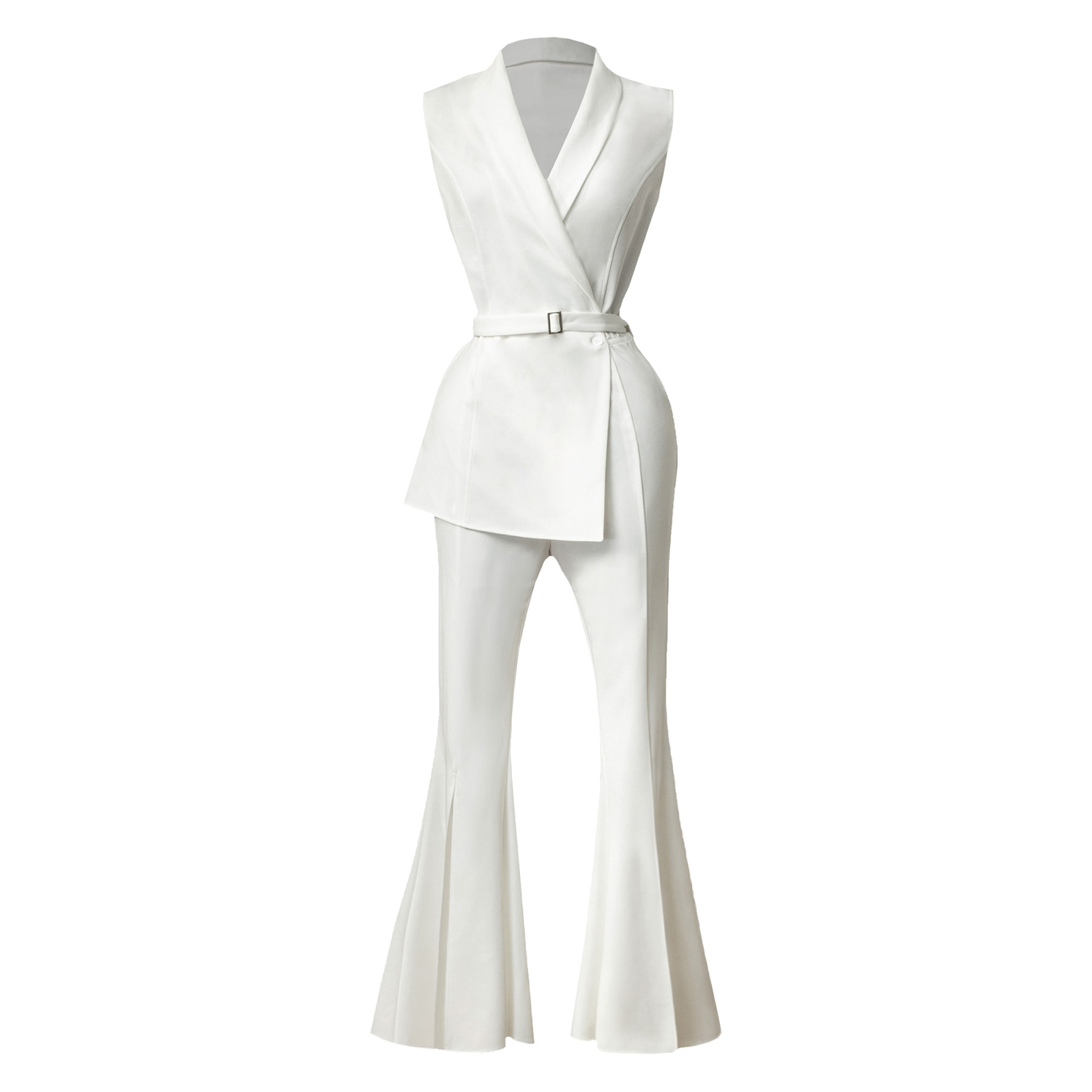 Dames mouwloze revers V-hals r - Women Formal Wear Shop recensie en prijs