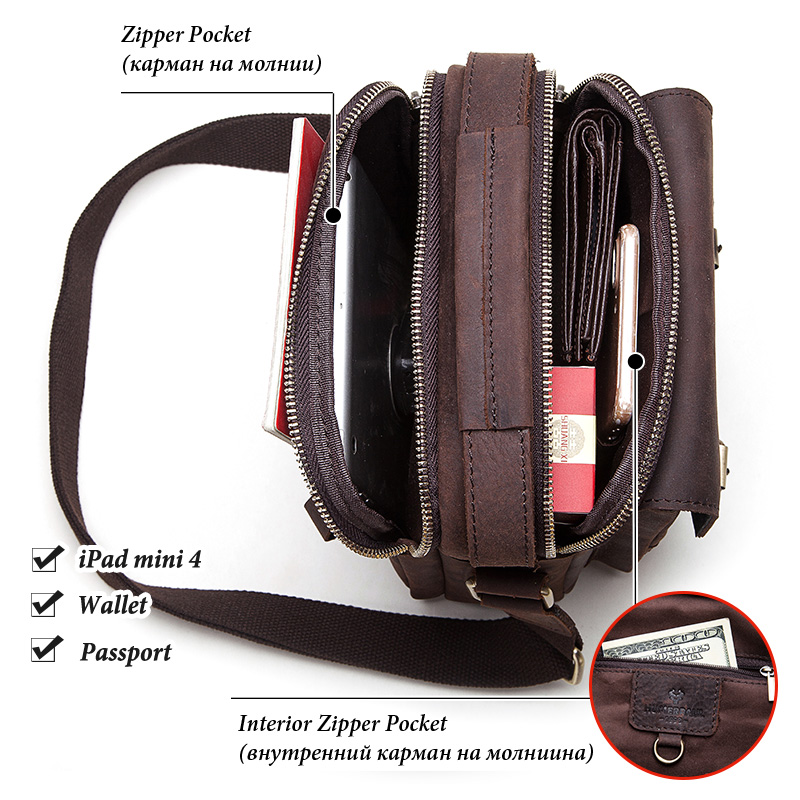 HUMERPAUL Heren Casual Echt Le - Structured Handbag Work recensie en prijs