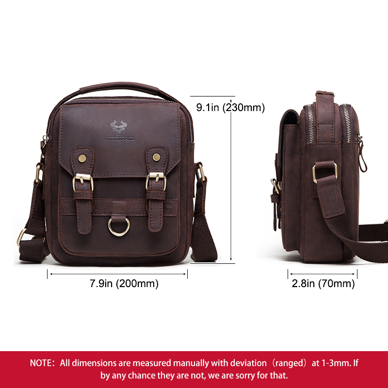 HUMERPAUL Heren Casual Echt Le - Structured Handbag Work recensie en prijs