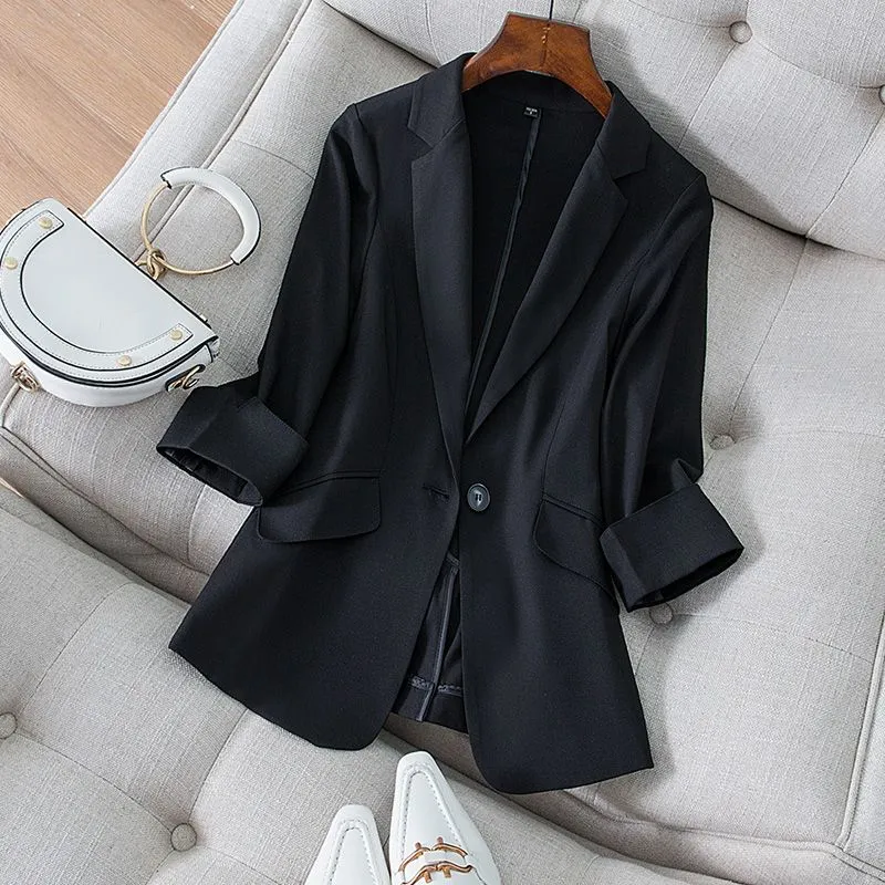Jas Dameskleding Slim Fit Diam - Women Formal Wear Korean recensie en prijs