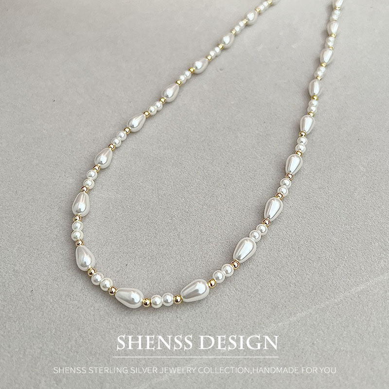 Elegante imitatieparel waterdr - Pearl Necklace Set recensie en prijs