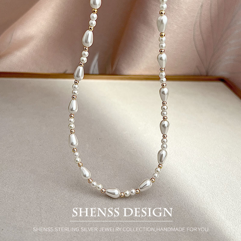 Elegante imitatieparel waterdr - Pearl Necklace Set recensie en prijs