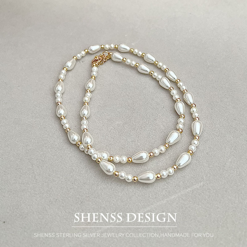 Elegante imitatieparel waterdr - Pearl Necklace Set recensie en prijs