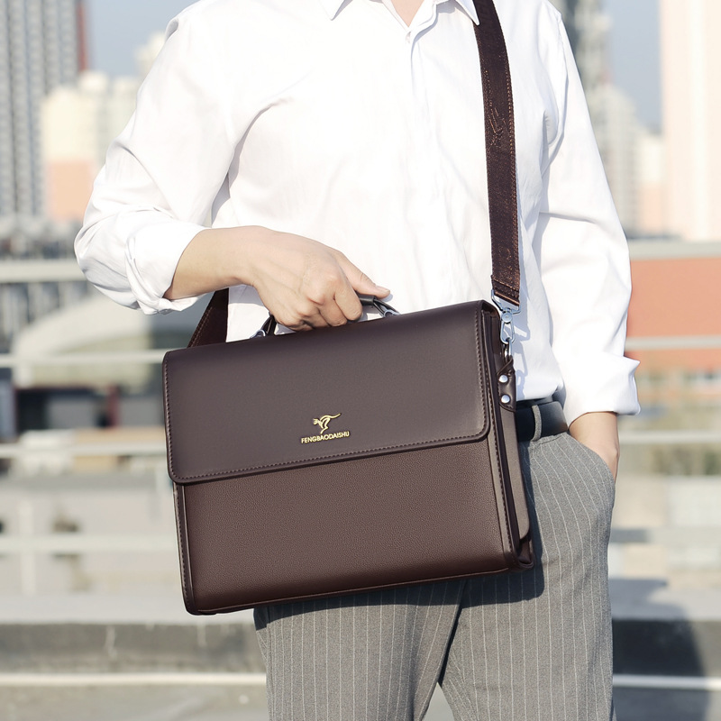 Lederen Luxe Aktetassen Voor M - Structured Handbag Work recensie en prijs