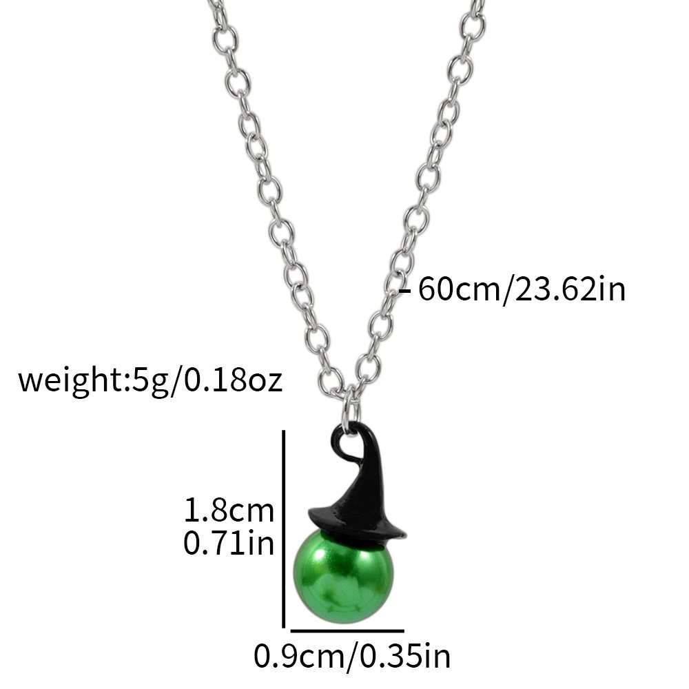 Wicked Inspired Witch Hat & Cr - Pearl Necklace Set recensie en prijs