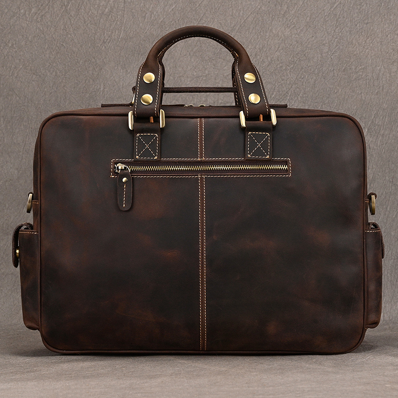 Luufan Vintage Crazy Horse led - Structured Handbag Work recensie en prijs
