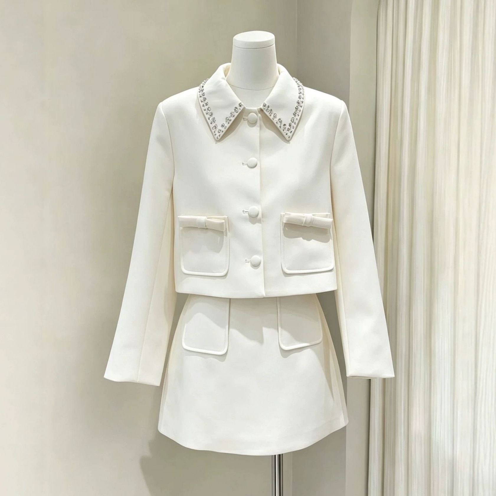 Elegante slanke rok tweedelige - Women Formal Wear Korean recensie en prijs