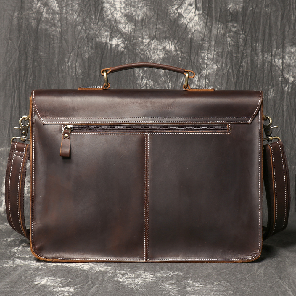 Vintage Handgemaakte Crazy Hor - Structured Handbag Work recensie en prijs