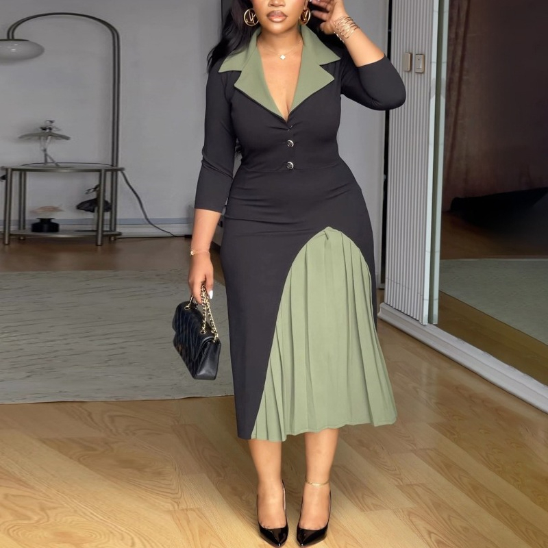 Modekleurige blokkleurige A-li - Women Formal Wear H&M recensie en prijs
