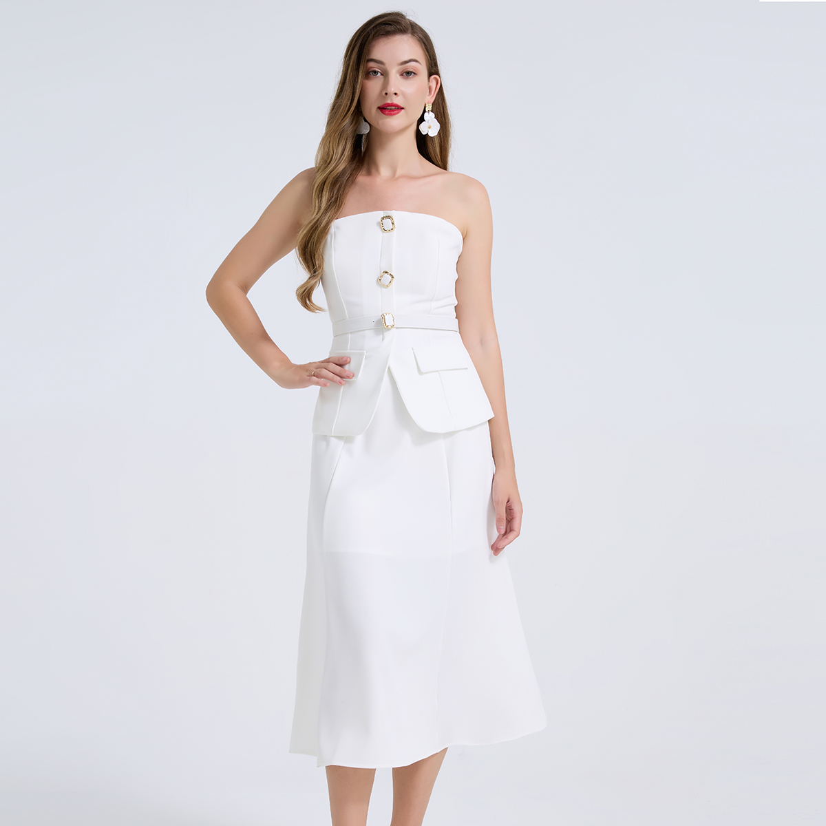 Elegante 2-delige damesoutfit  - Women Formal Wear For Meeting recensie en prijs