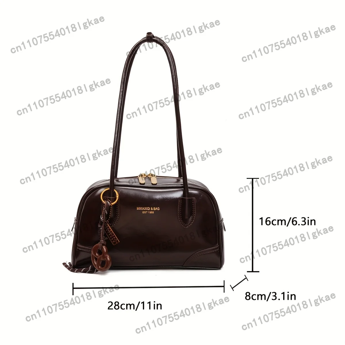 Dames Vintage Boston Tote Bag  - Structured Handbag Work recensie en prijs